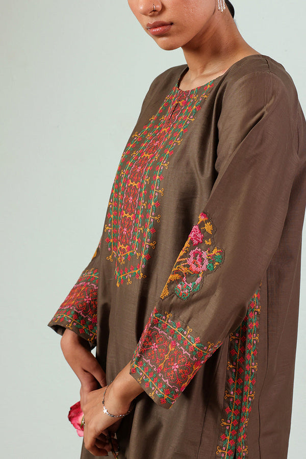 Pure Paras Embroidered Set