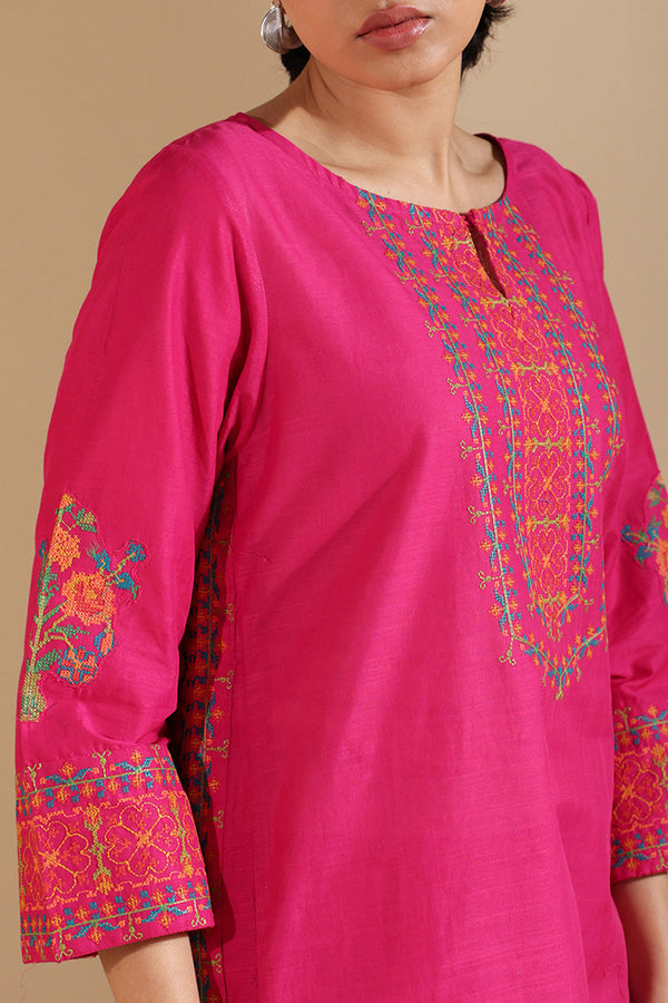 Pure Paras Embroidered Set