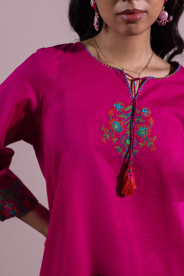 Heart Embroidered Set