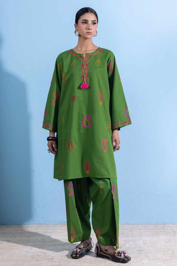 Embroidered Laari Adda Set
