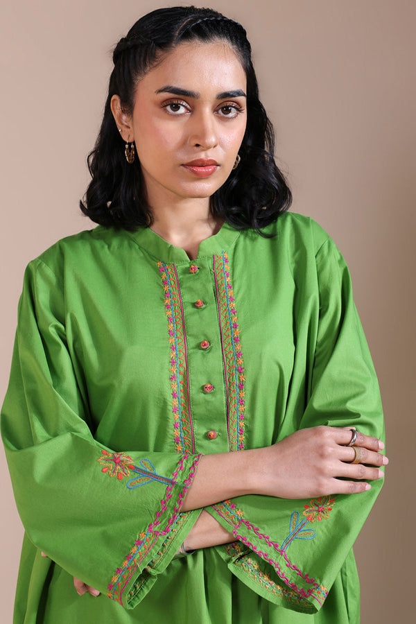 Chitrali Chogha Embroidered Set