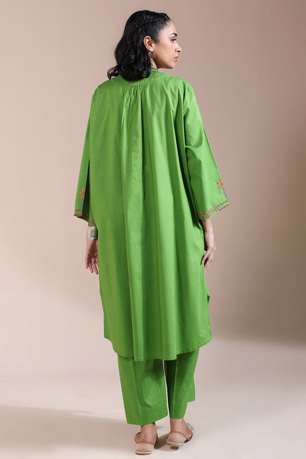 Chitrali Chogha Embroidered Set