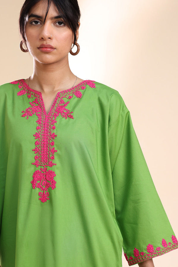 Chitrali Chogha Embroidered Set