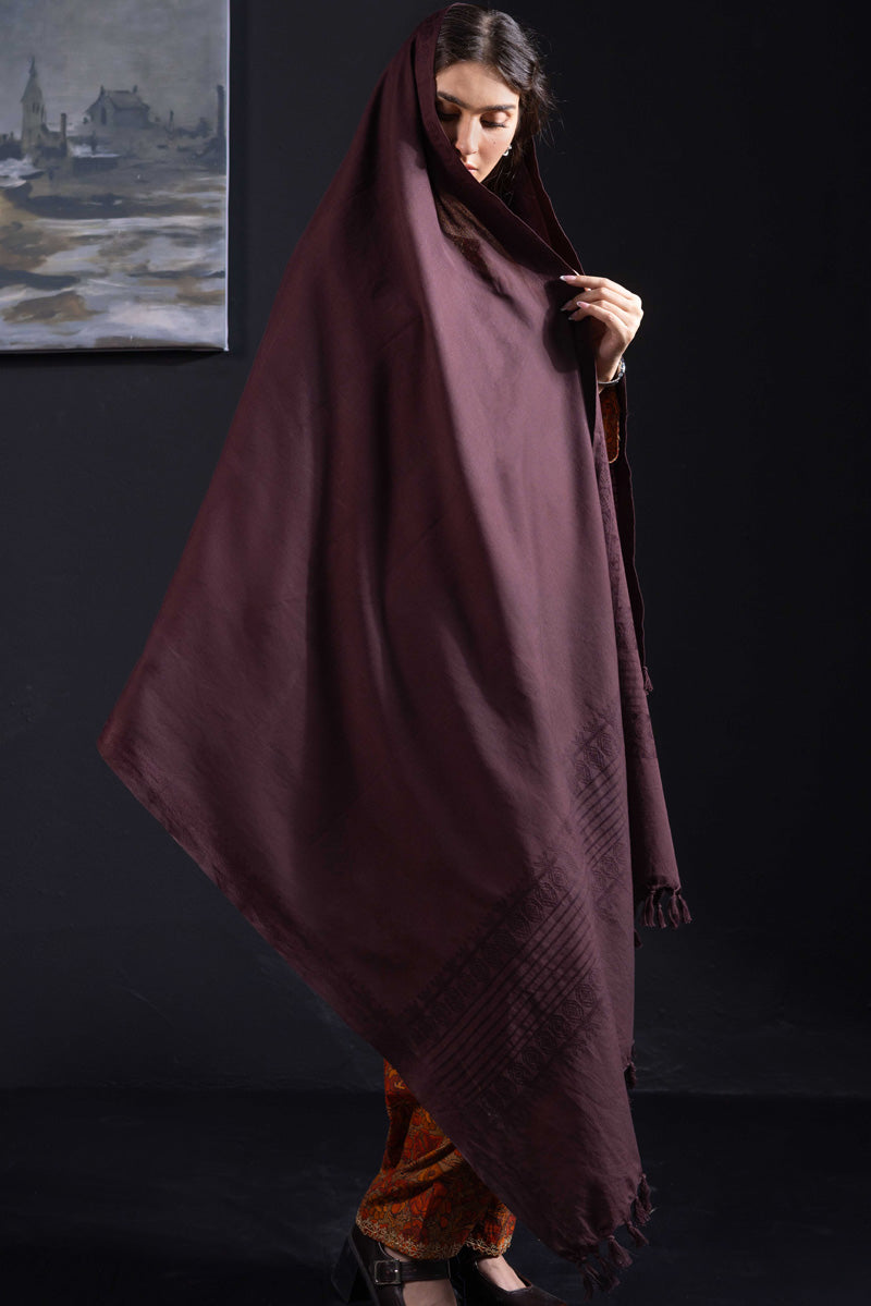 Whisper Yarn-Dye Shawl