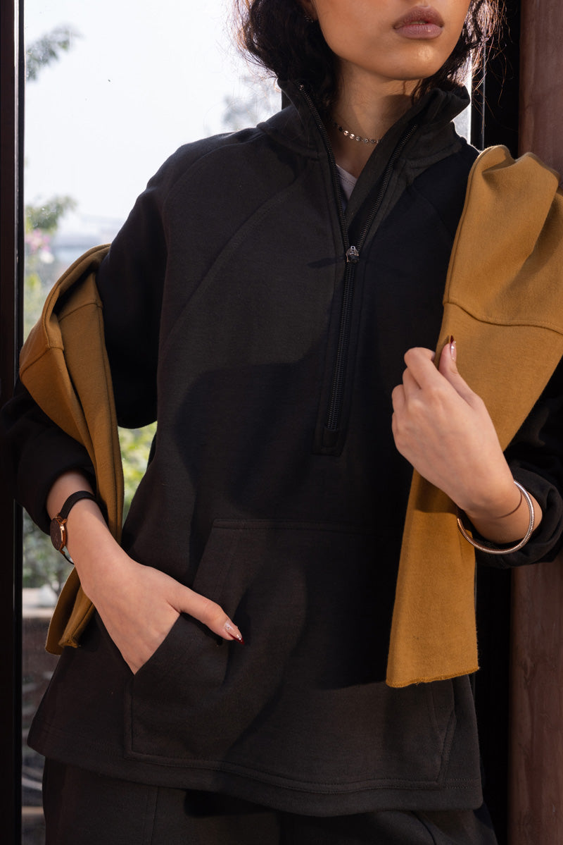 Half-Zip Knit Co-Ord Set