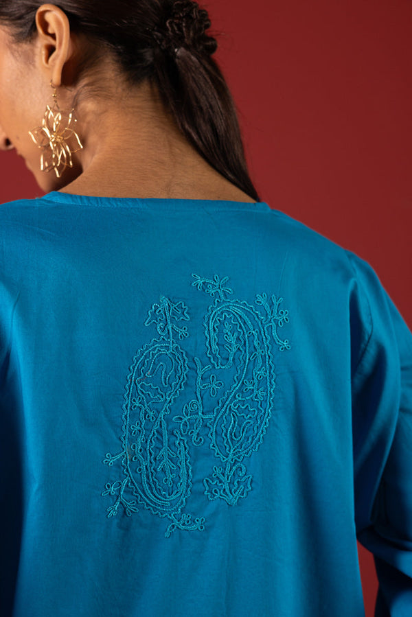 Embroidered Chitrali Chogha Set