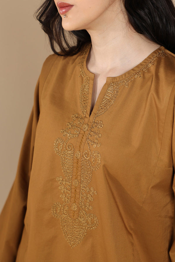 Embroidered Chitrali Chogha Set