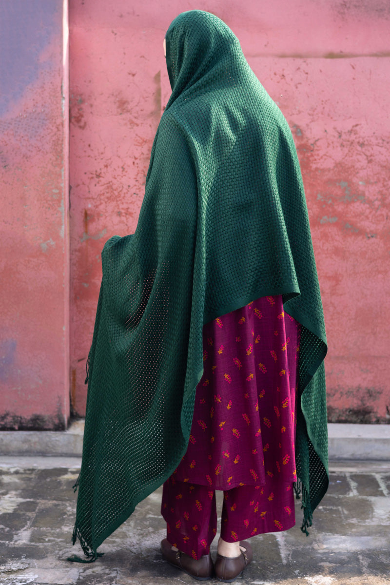 Woven Checks Shawl