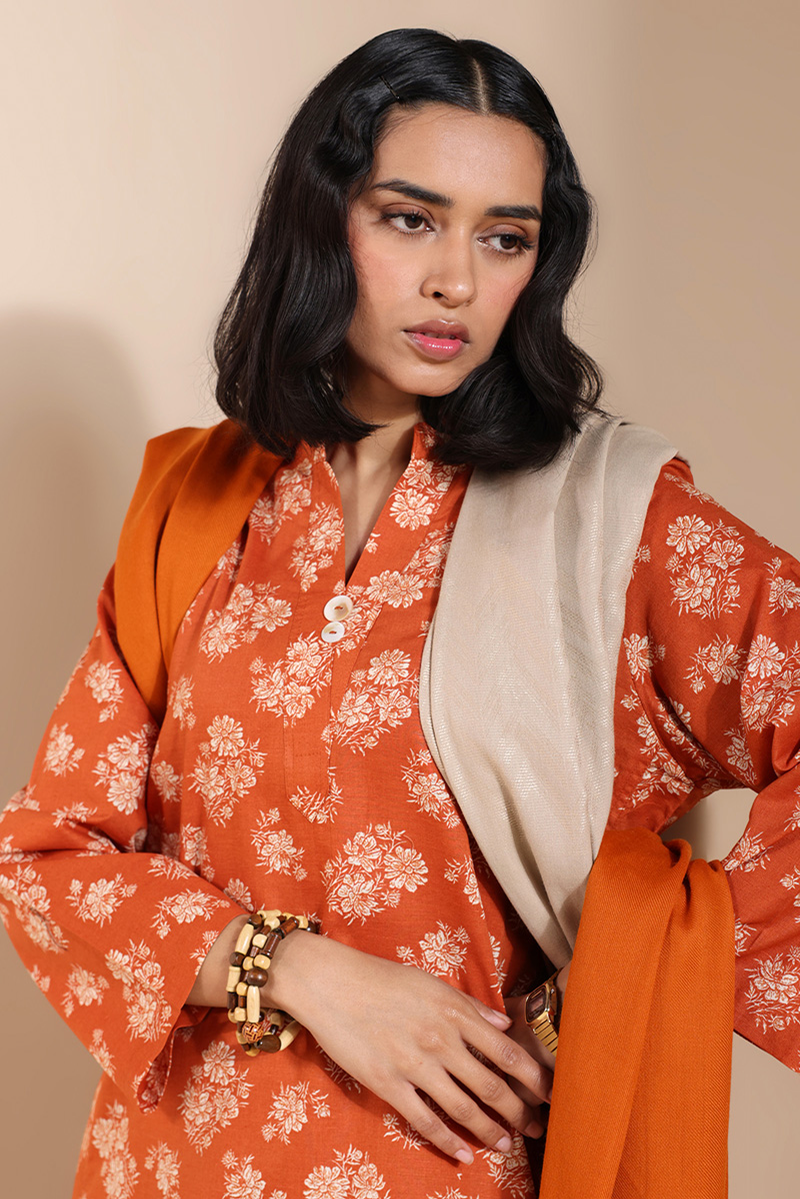 Melange Printed Duo-Set