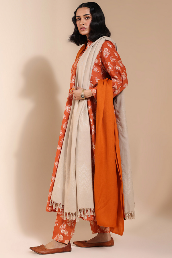 Melange Printed Duo-Set