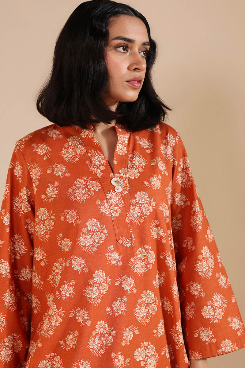 Melange Printed Duo-Set