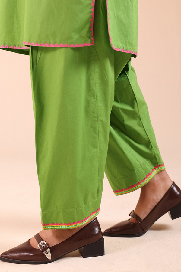 Chitrali Chogha Embroidered Set