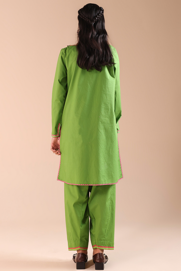 Chitrali Chogha Embroidered Set