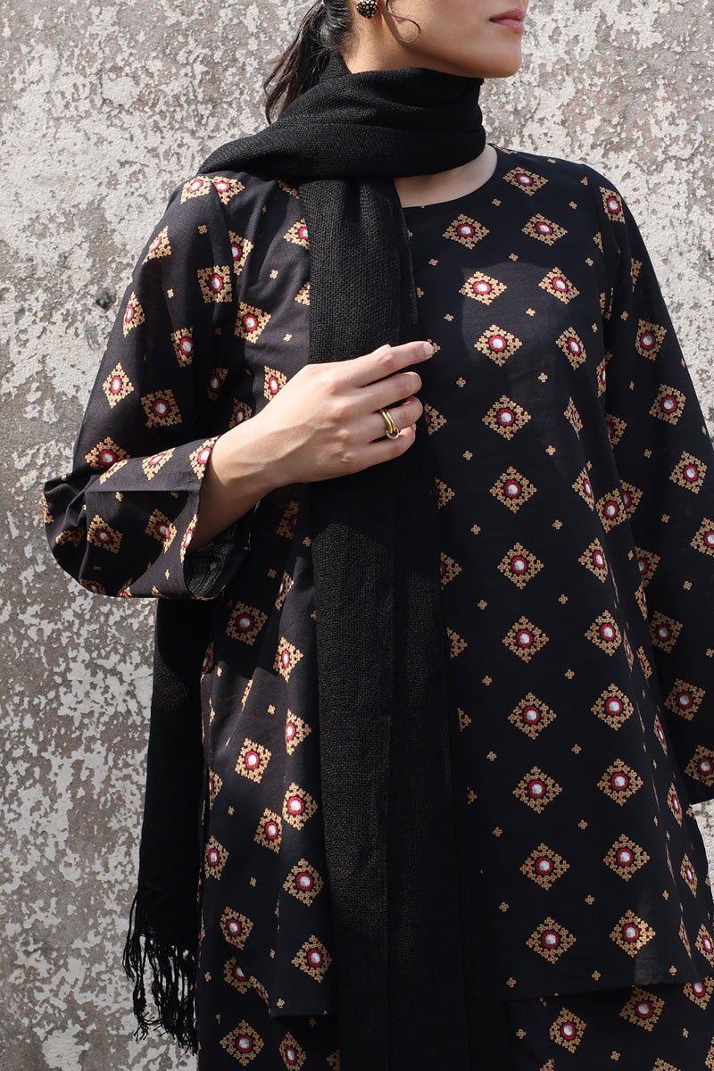 Rustic Woven Shawl