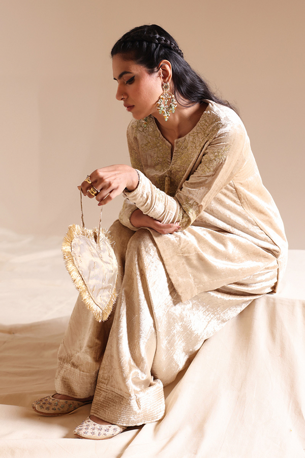 Velvet  Dreams Embroidered Set