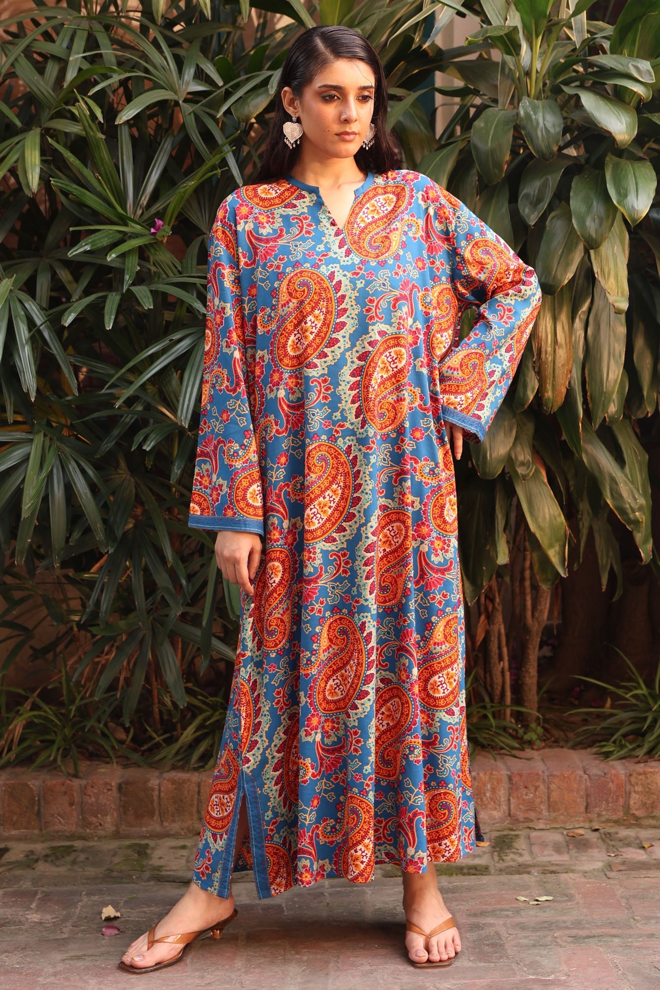 Paisley Mosaic Kaftan