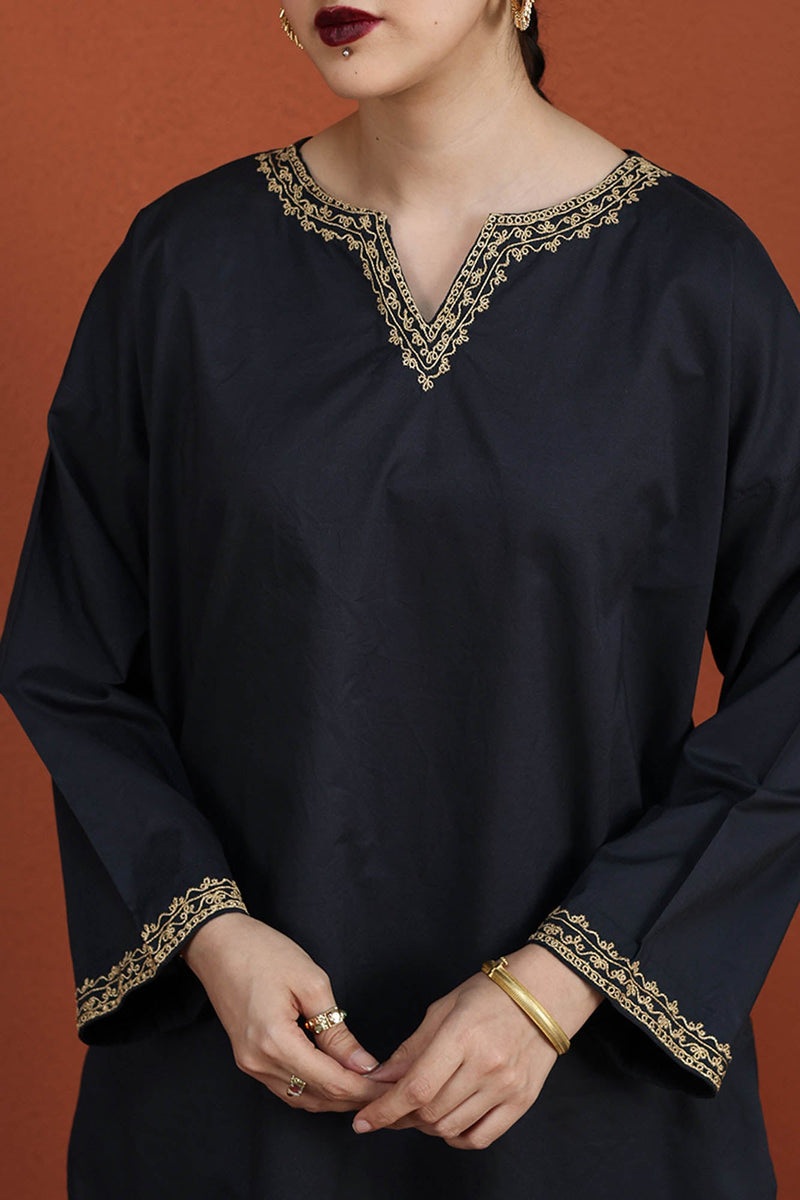 Midnight Embroidered Set