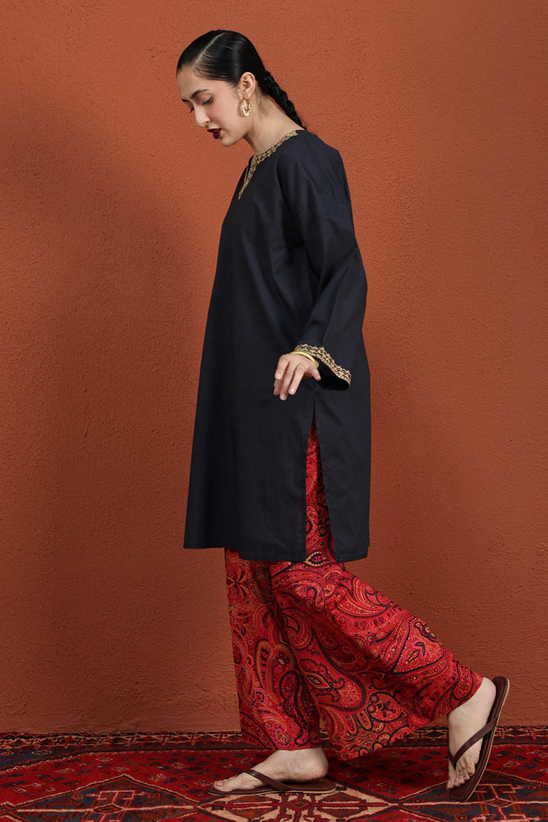 Midnight Embroidered Set