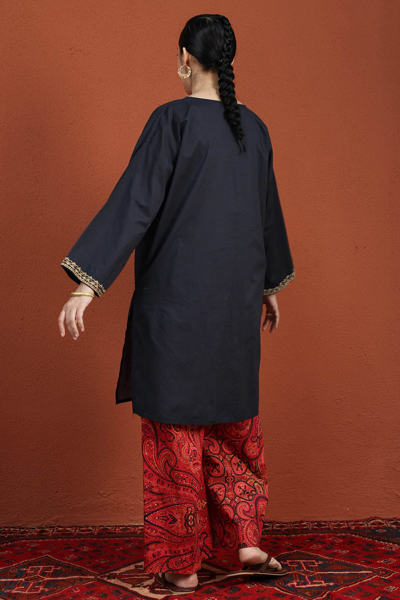 Midnight Embroidered Set