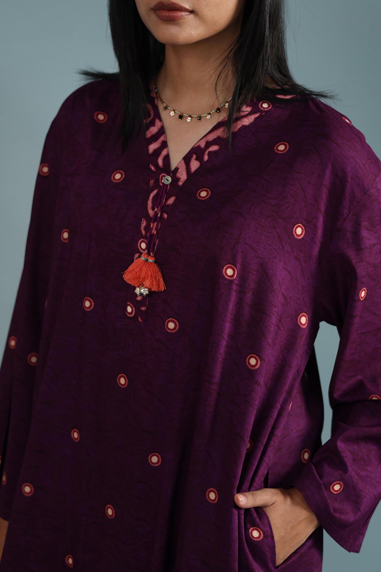 Longline Tasseled Set
