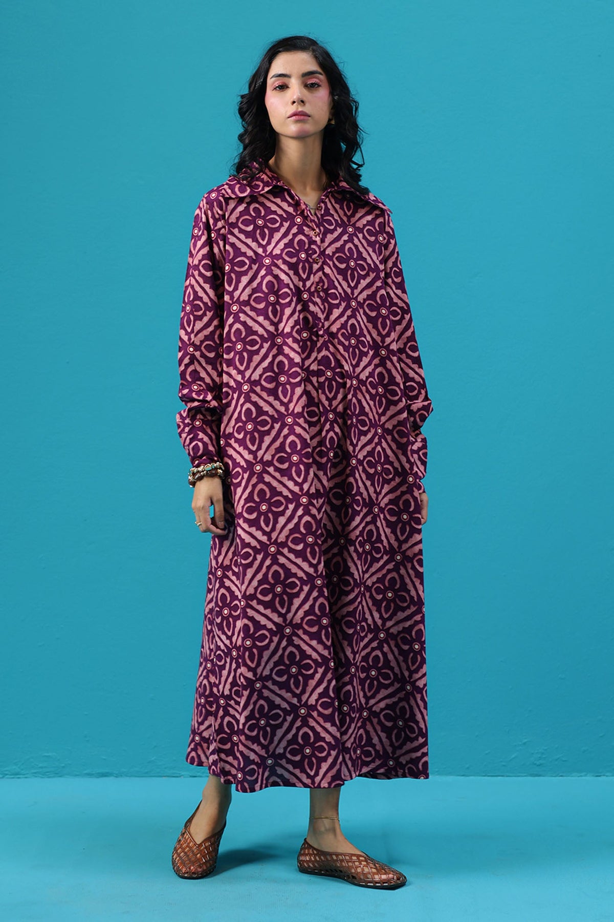 Pattern Foam Dress