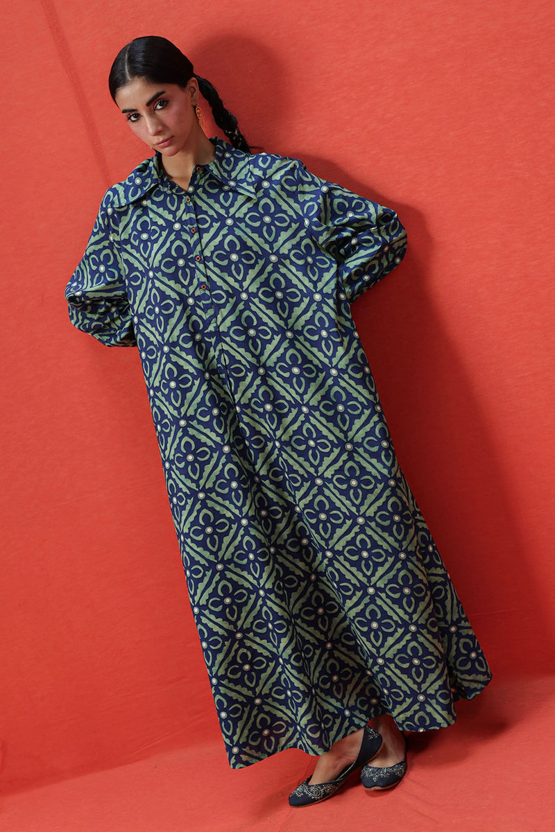 Pattern Foam Dress