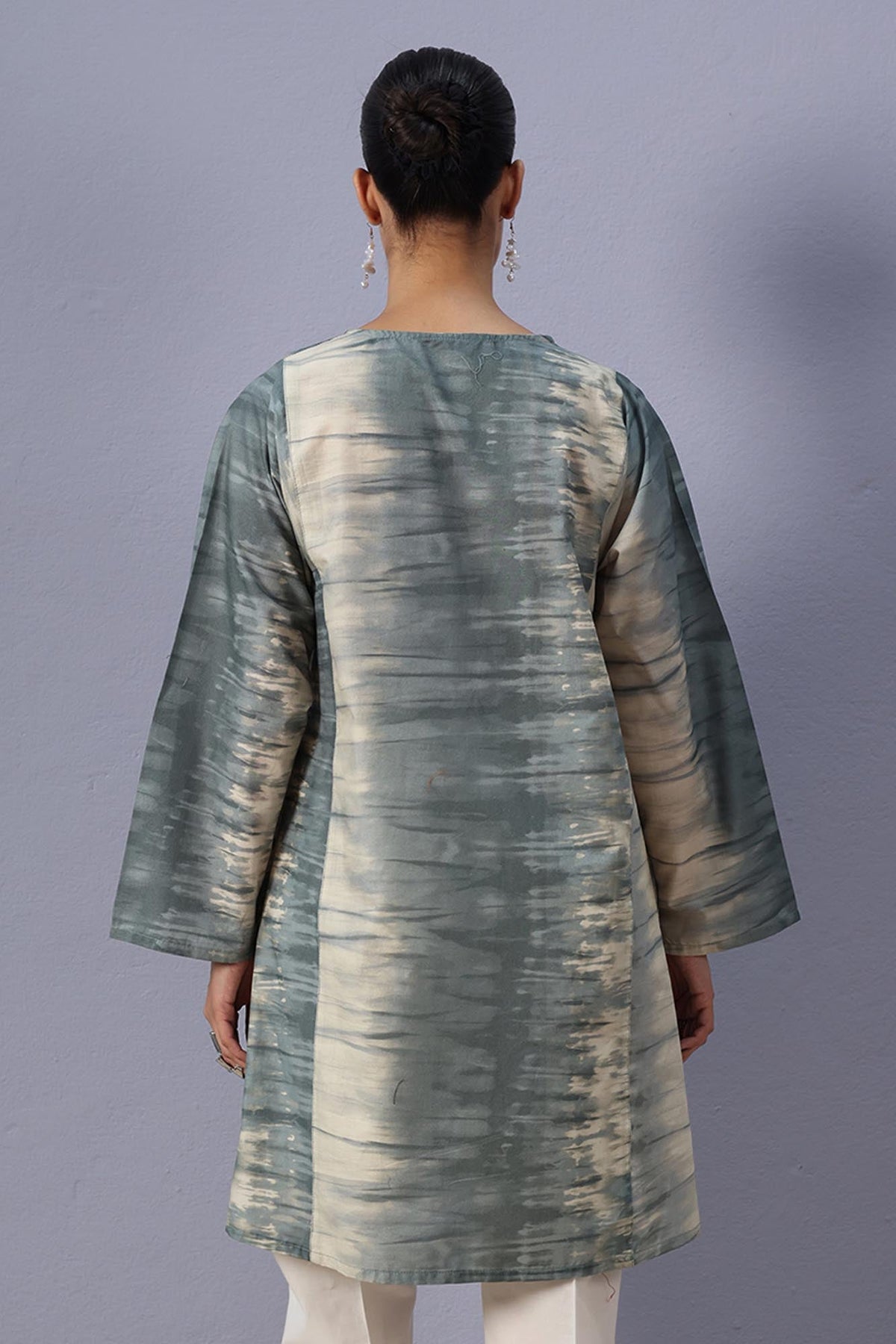 Abstract Foam Kurta