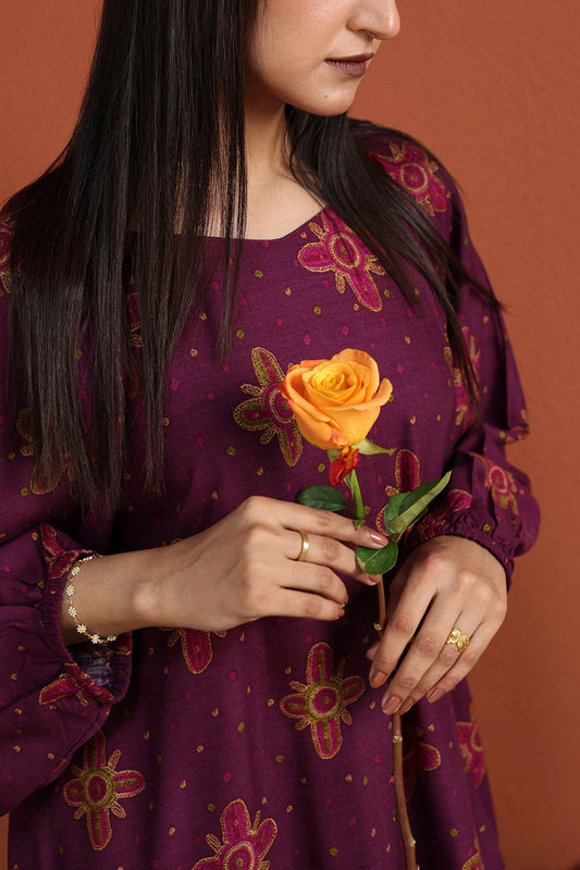 Pixel Floral Printed Set