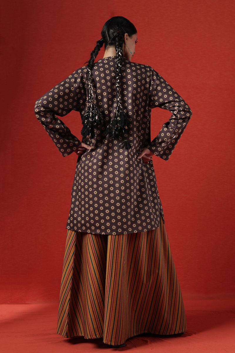 Printed Skirt Co-Ord Set