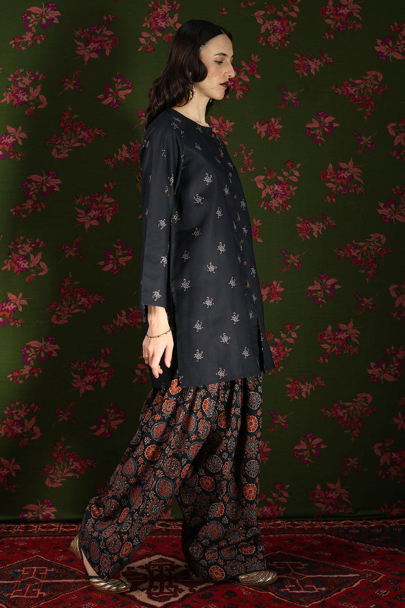 Printed Farshi Duo-Set
