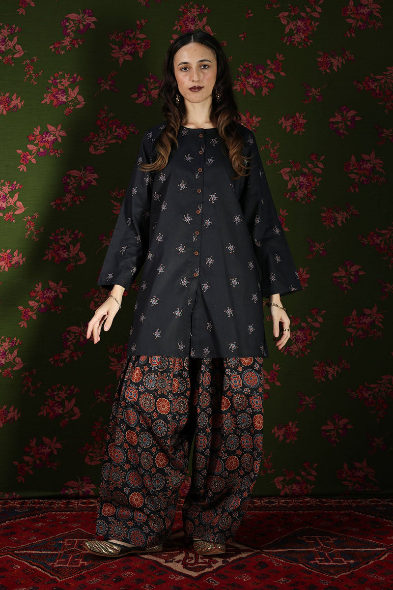 Printed Farshi Duo-Set