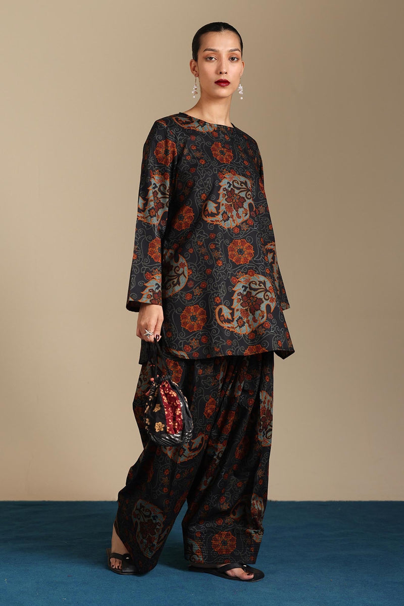 Bahaar Rang Printed Set