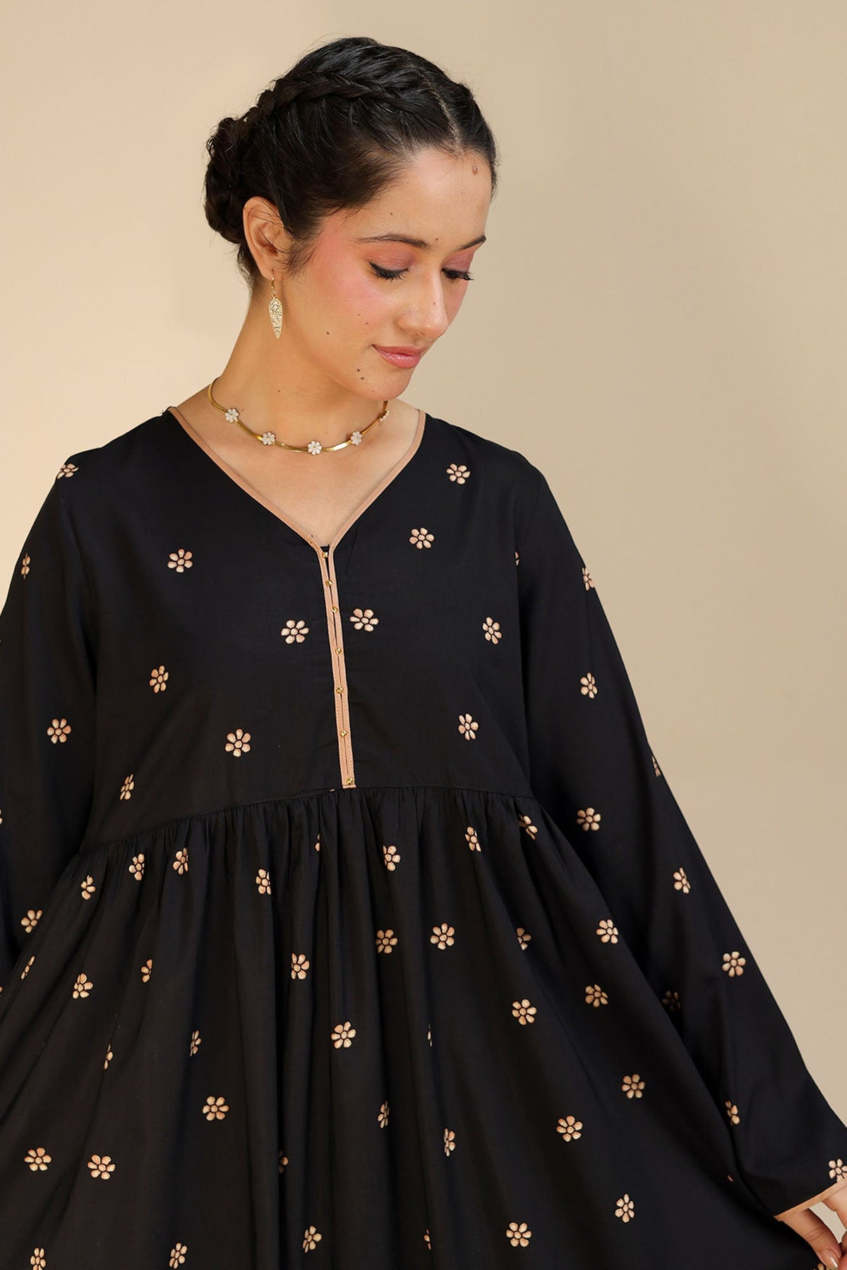Little Bloom Gathered Dress