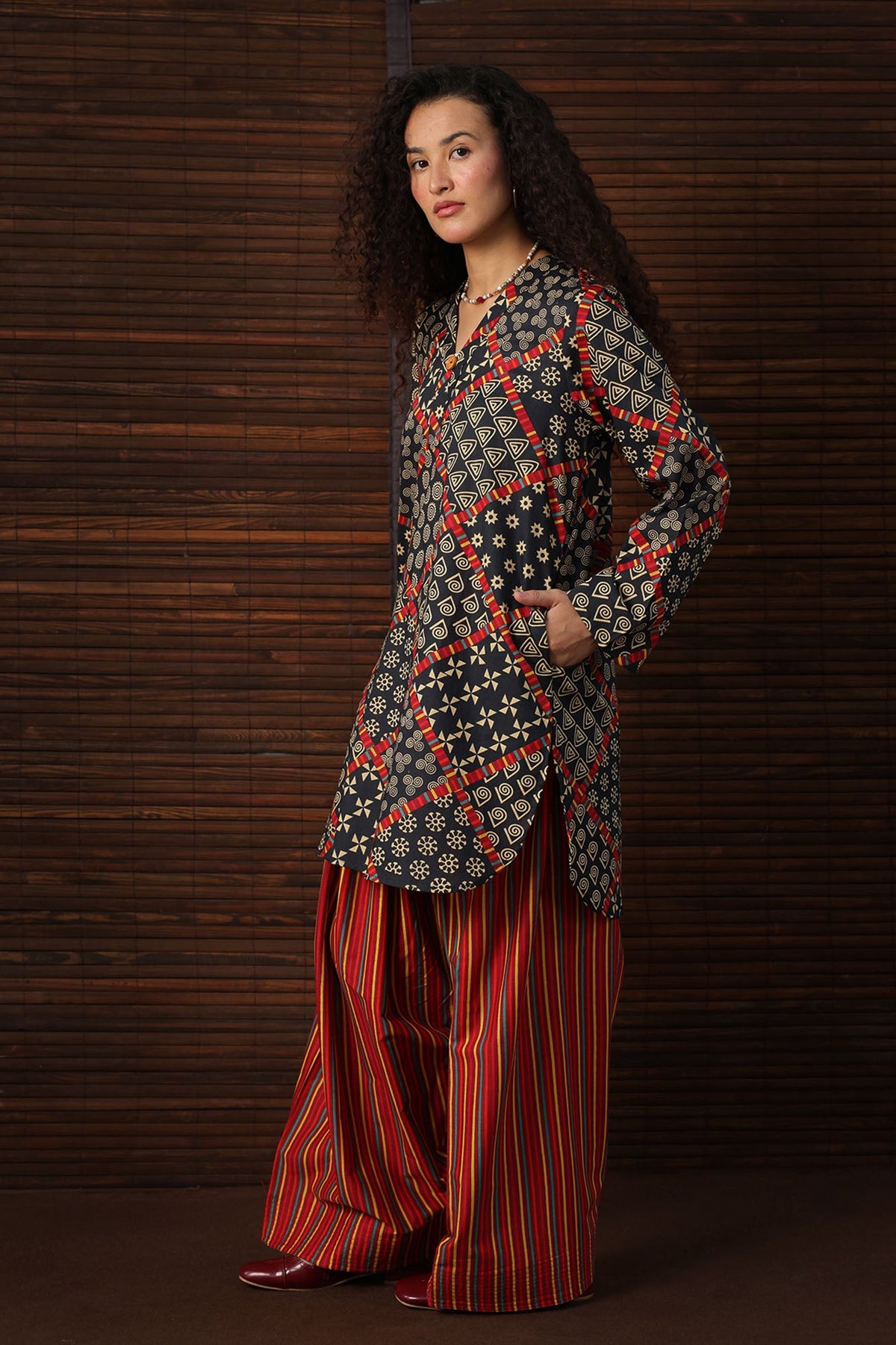 Prism Printed Farshi Set