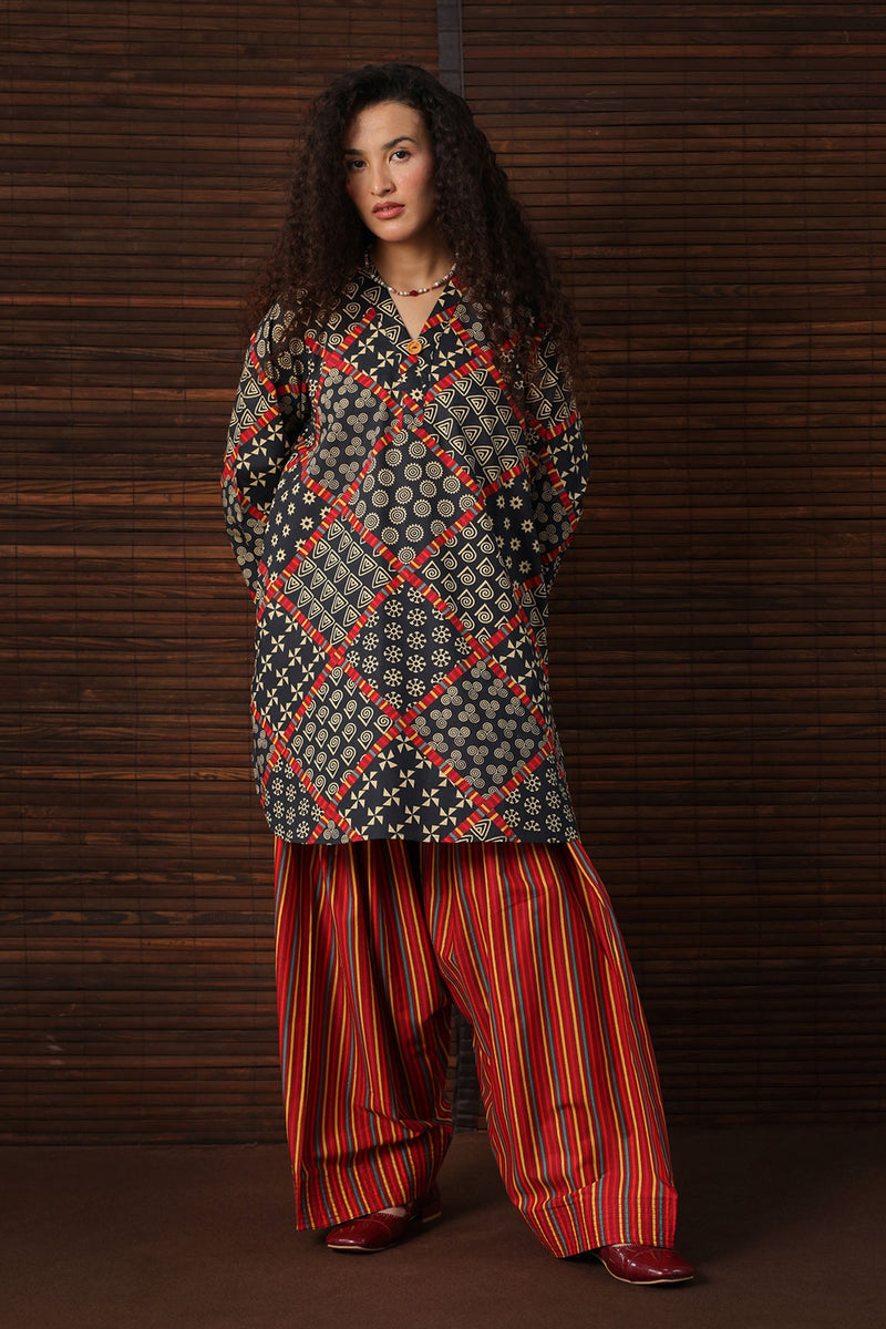 Prism Printed Farshi Set