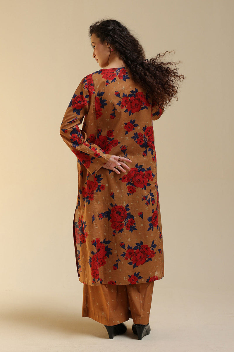 Rose Grid Printed Set