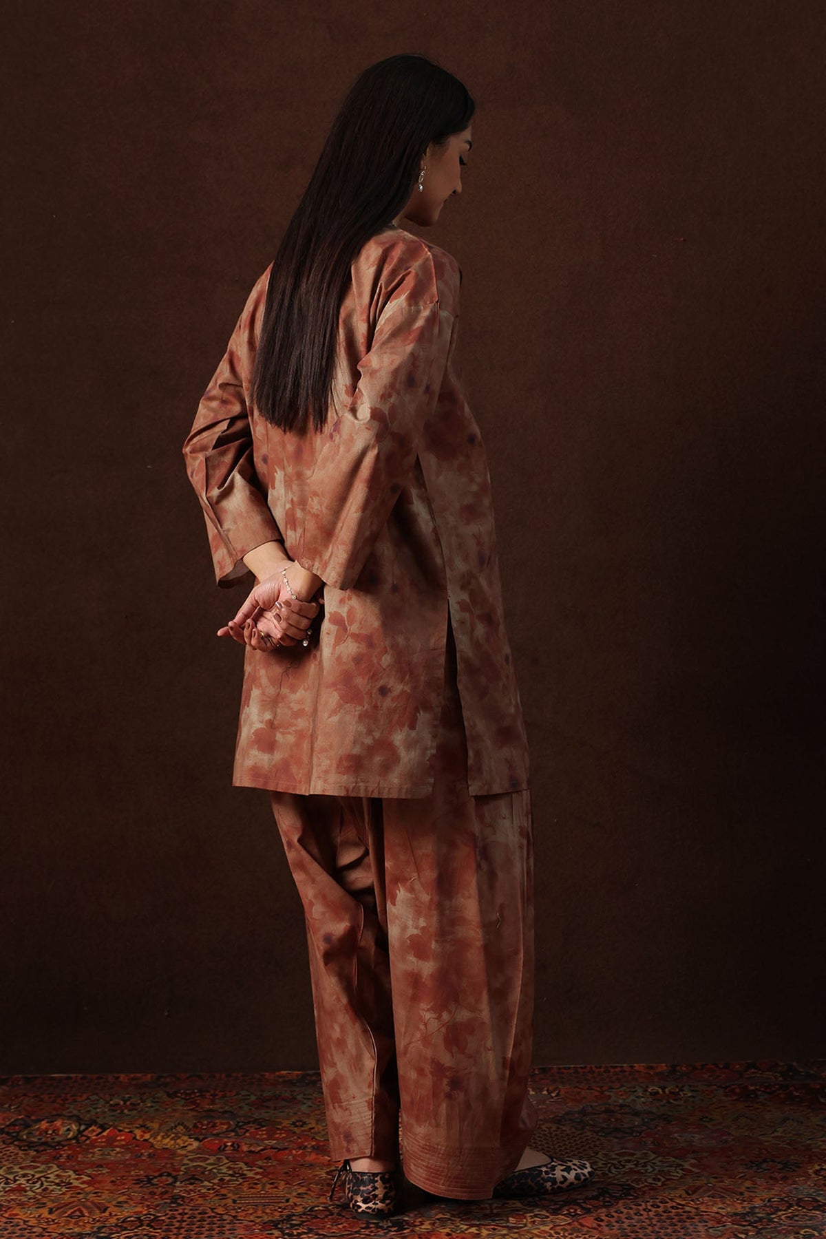 Dusk Printed Farshi Set