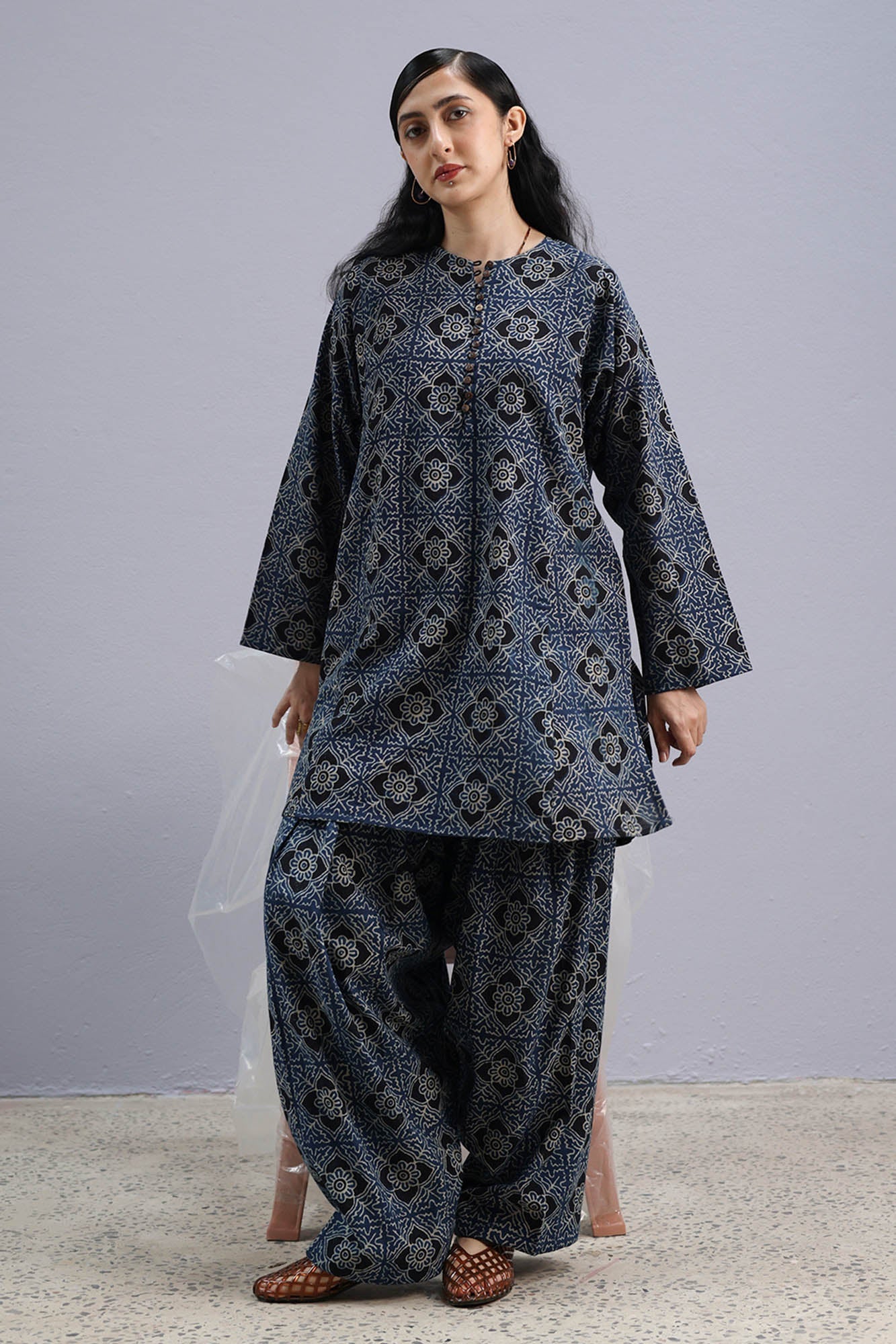 Hand-Block Printed Set