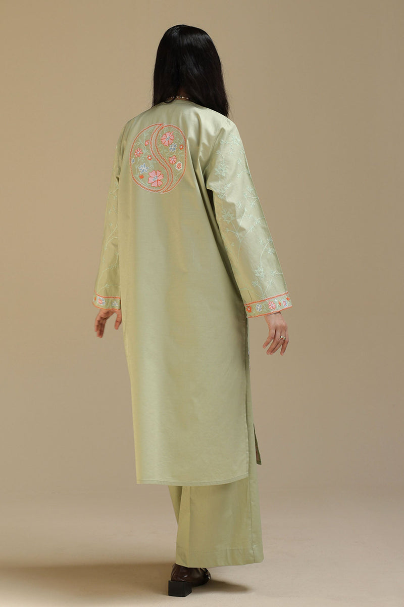 Pastel Garden Embroidered Set