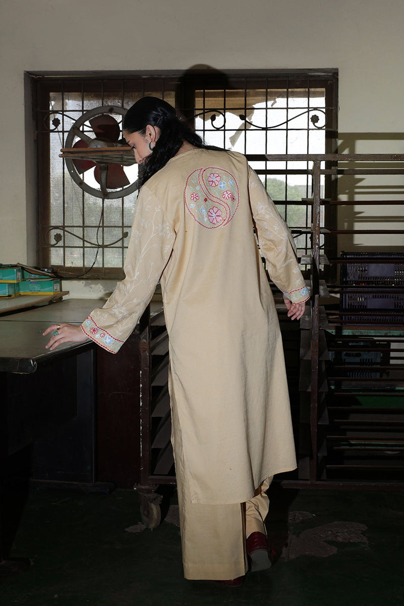 Pastel Garden Embroidered Set