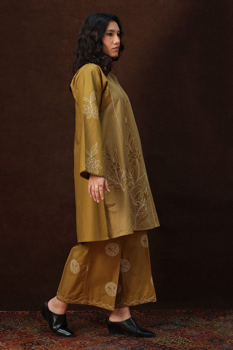 Marigold Embroidered Set