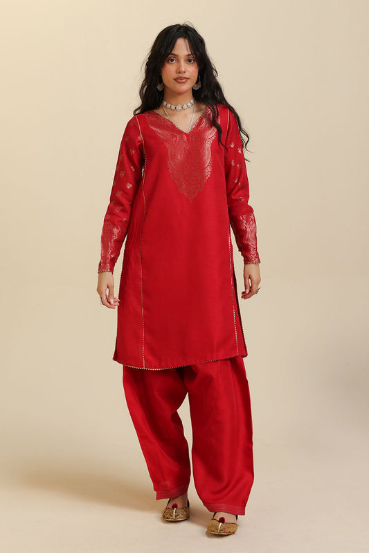 Woven Jacquard Co-Ord Set