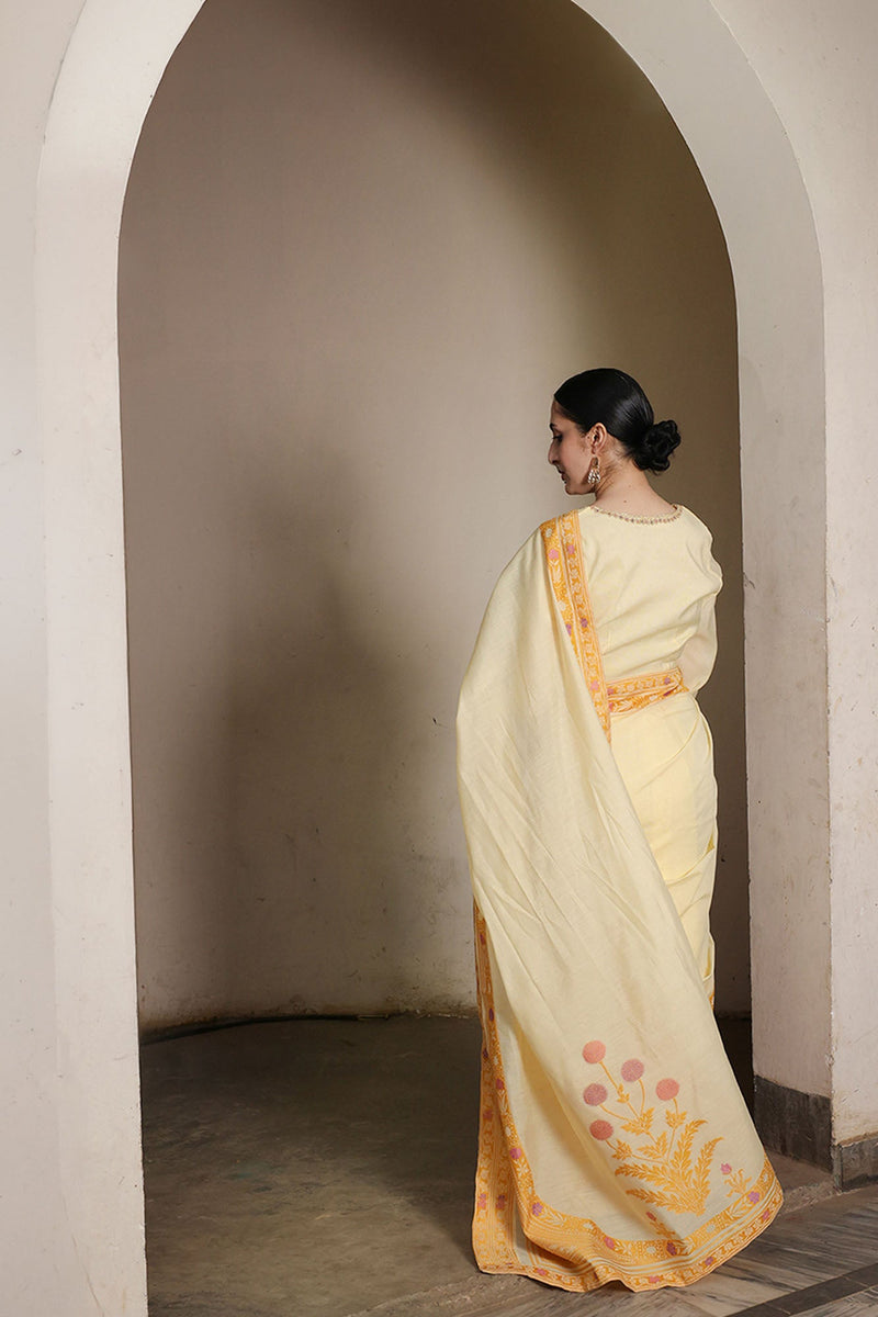 Floral Weave Saree