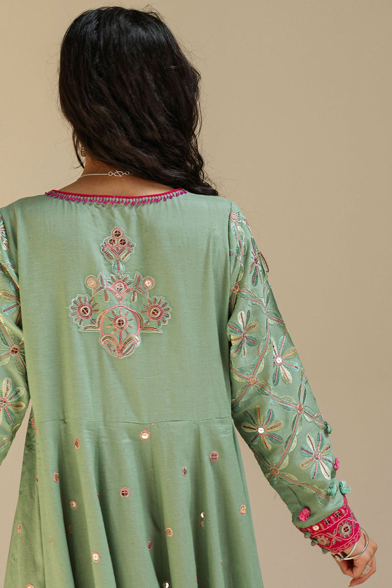 Embroidered Moon Sequin Set