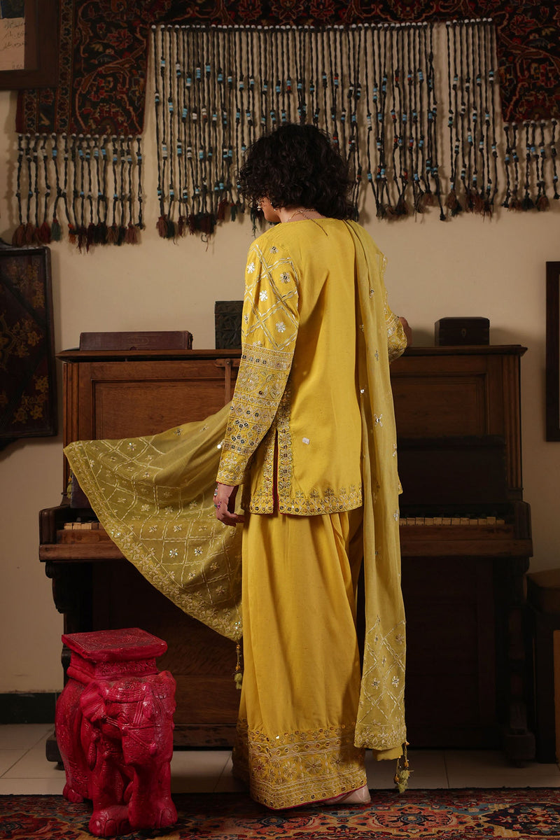 Embroidered Sequin Ensemble