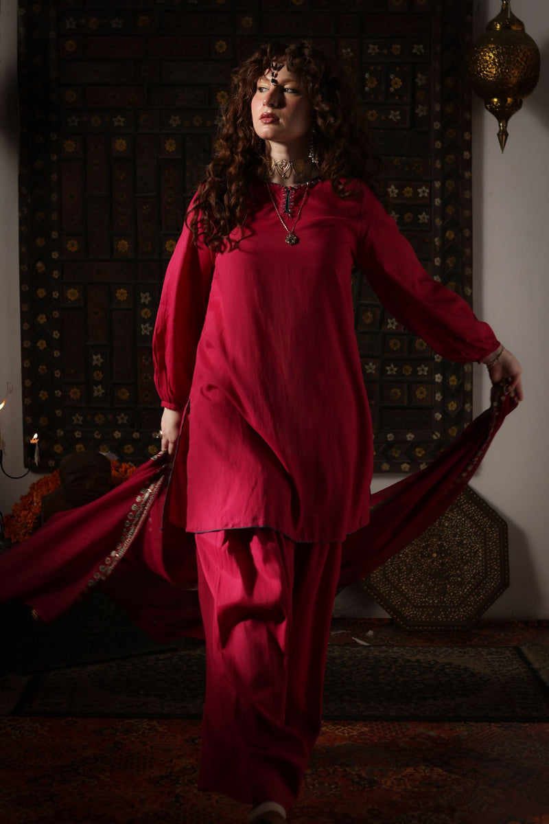 Nooré Embroidered 3-Piece Ensemble