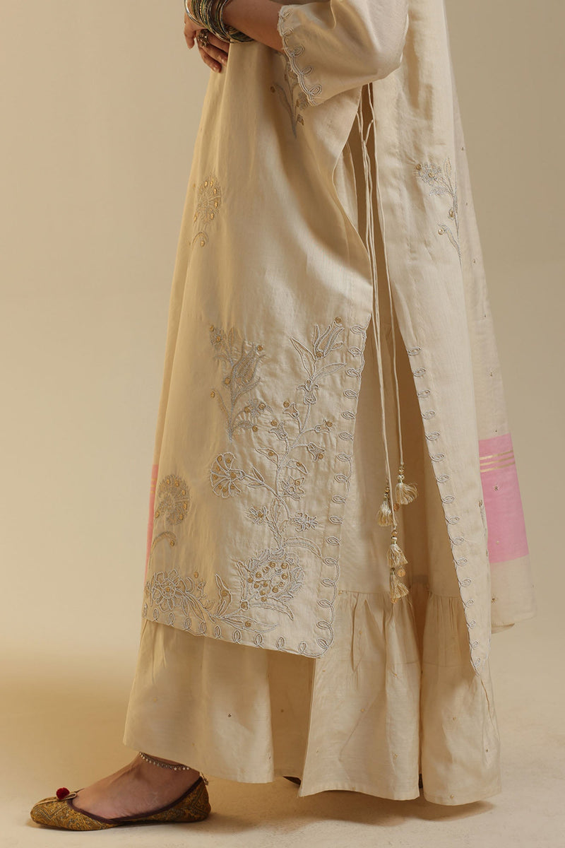 Embroidered Layered Dress