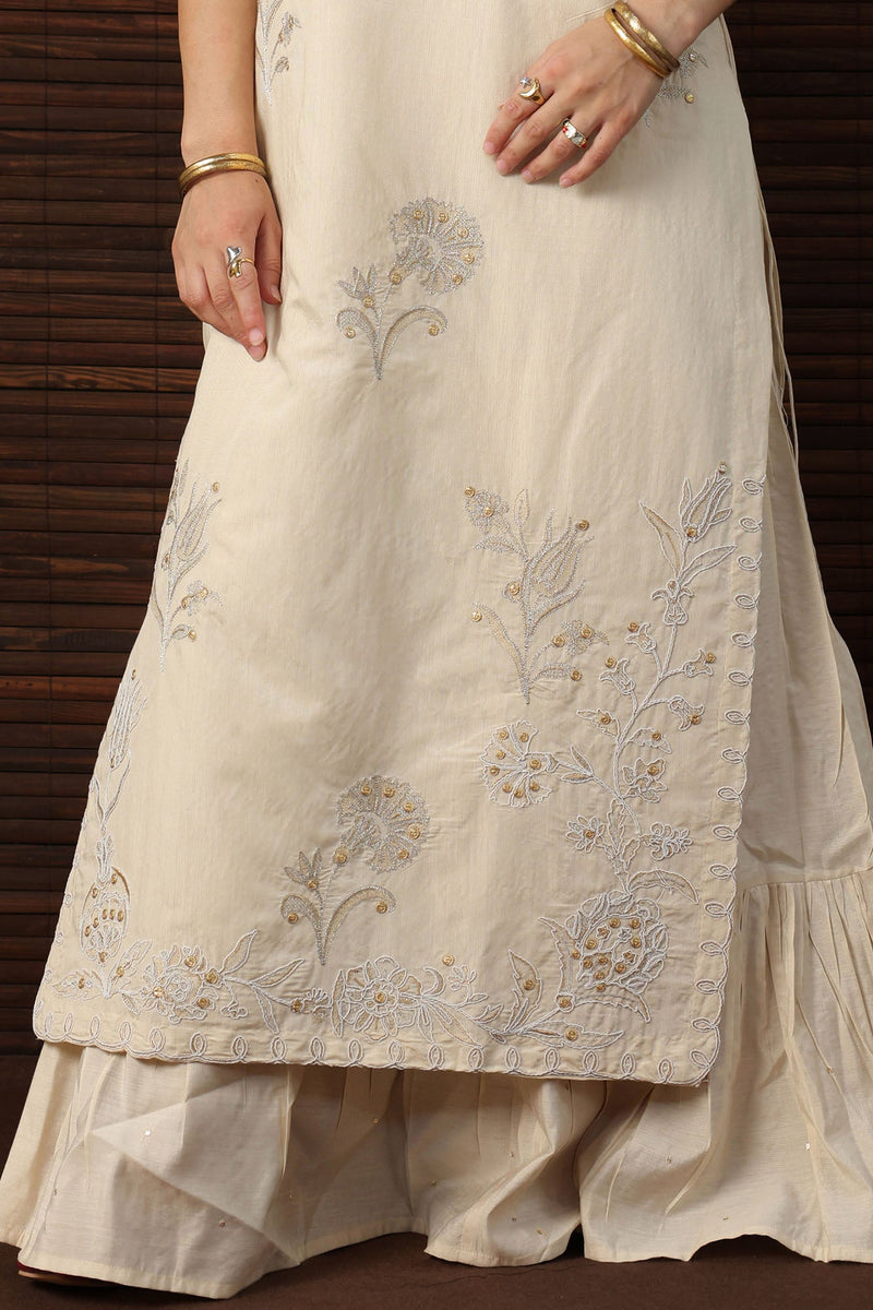 Opaline Embroidered Layered Dress