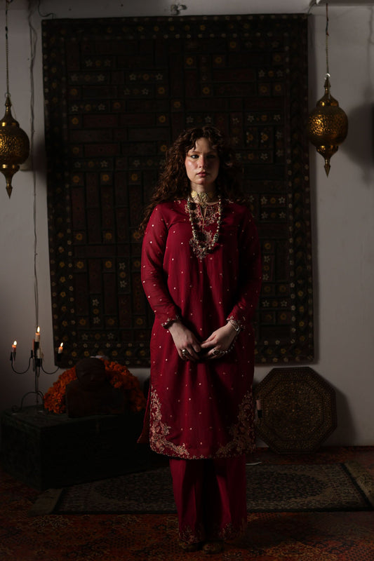 Zareen Embroidered Set