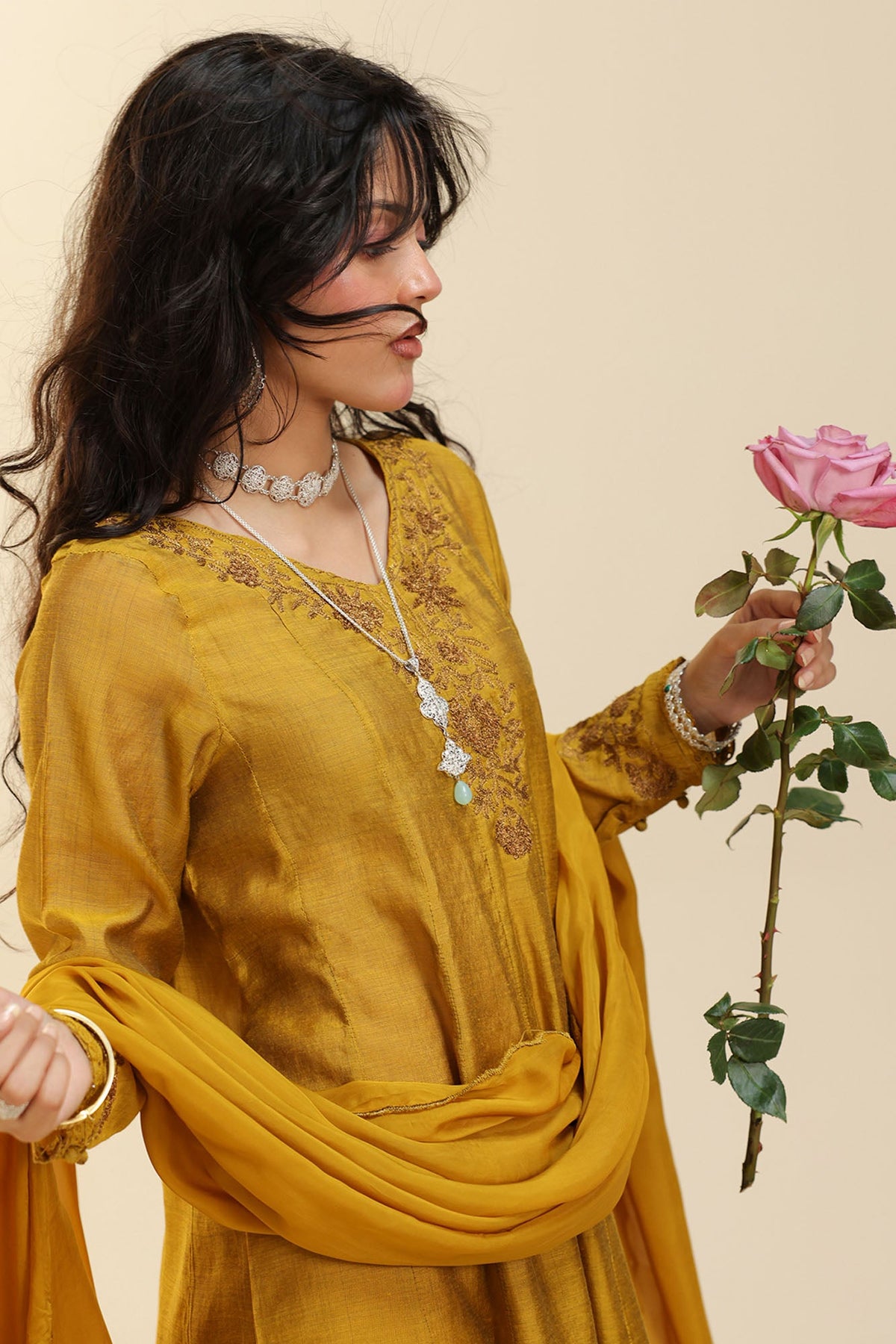 Zar Gul Embroidered Ensemble